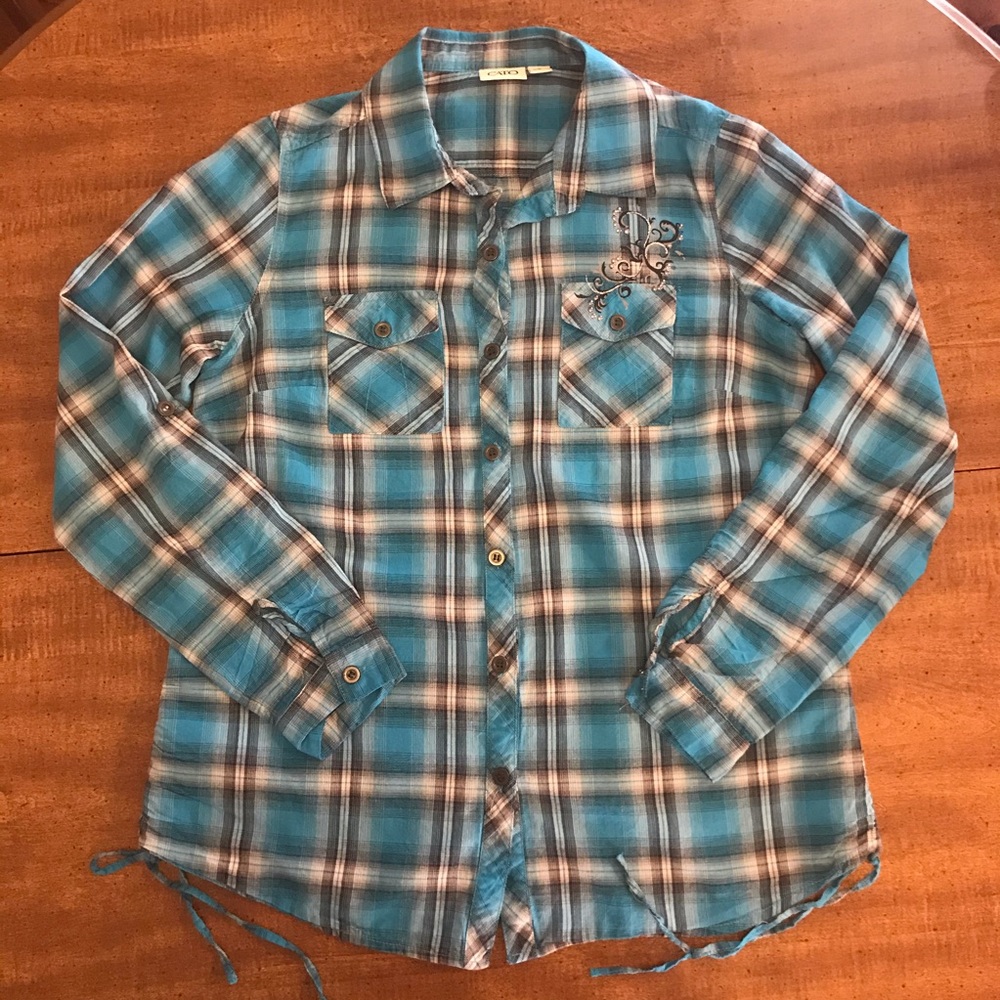 Cato Long Sleeve Button Up Shirt